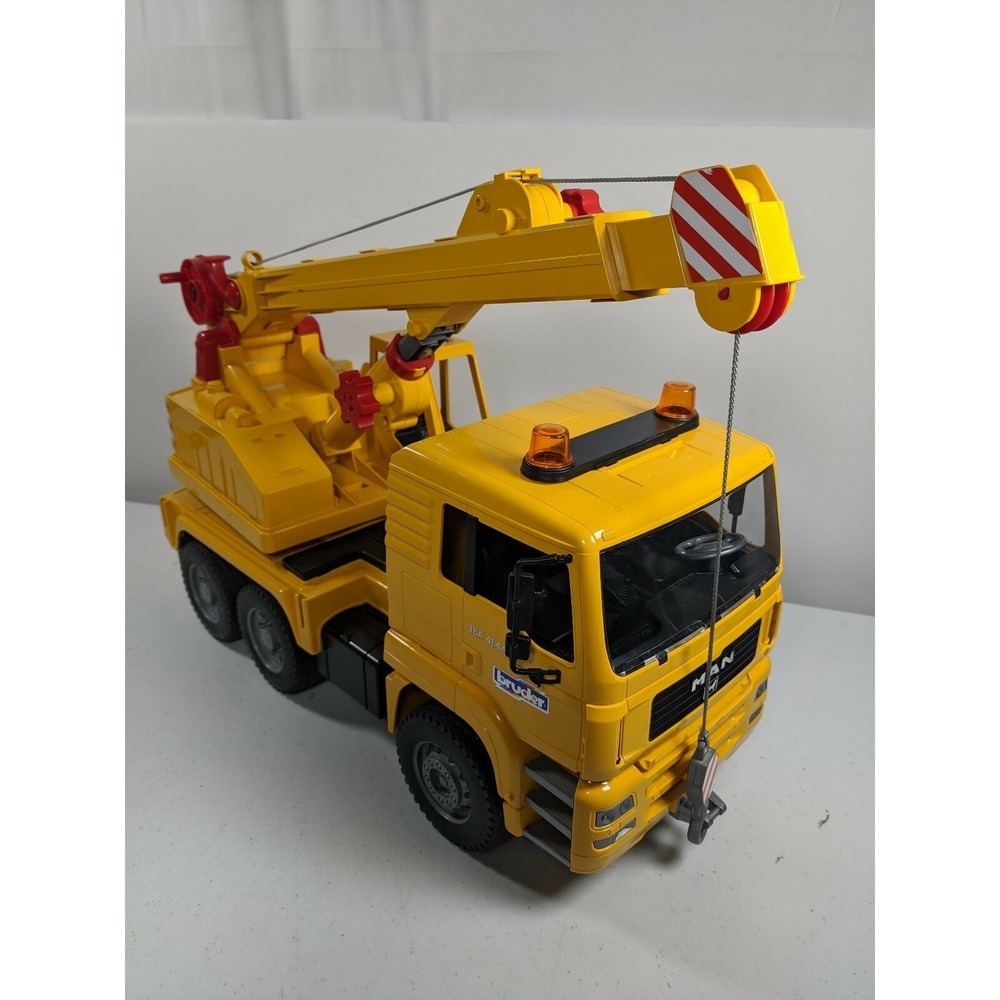 Bruder MAN TGA 41.440 Tele-Crane TC-4500 Construction Toy Truck Germany - Picture 3 of 11